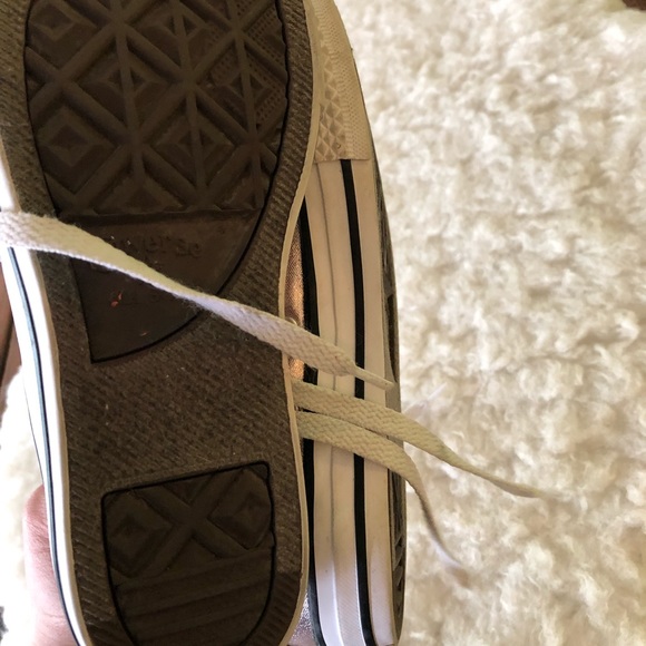 Converse Metallic Pink Converse Size 3 - Picture 4 of 5